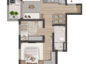 2DORMS | 42M2