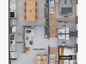 Planta de 62 m�