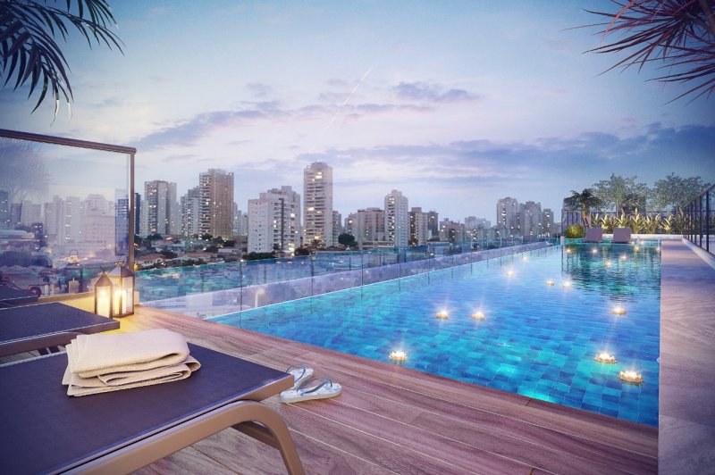 Piscina com borda infinita