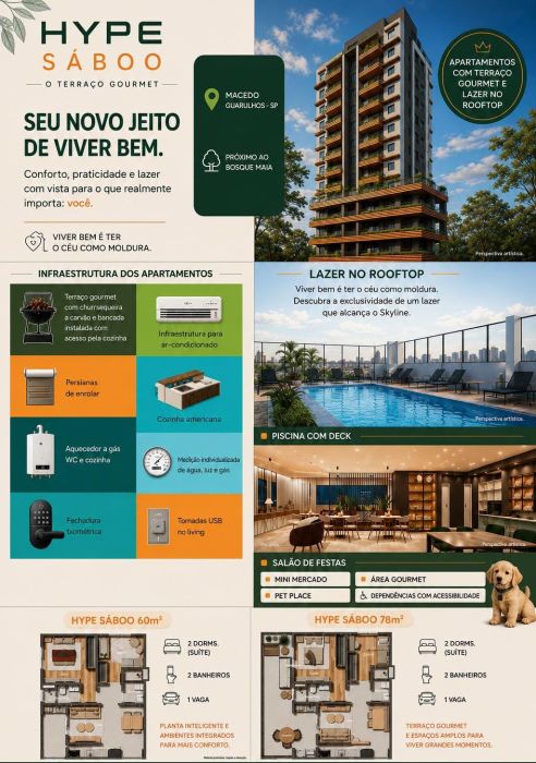 Apartamento - Lan�amentos - Jardim Barbosa - Guarulhos - SP