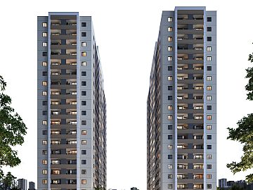 Apartamento com 2 dorms | planta 29 � 46m� | com varanda